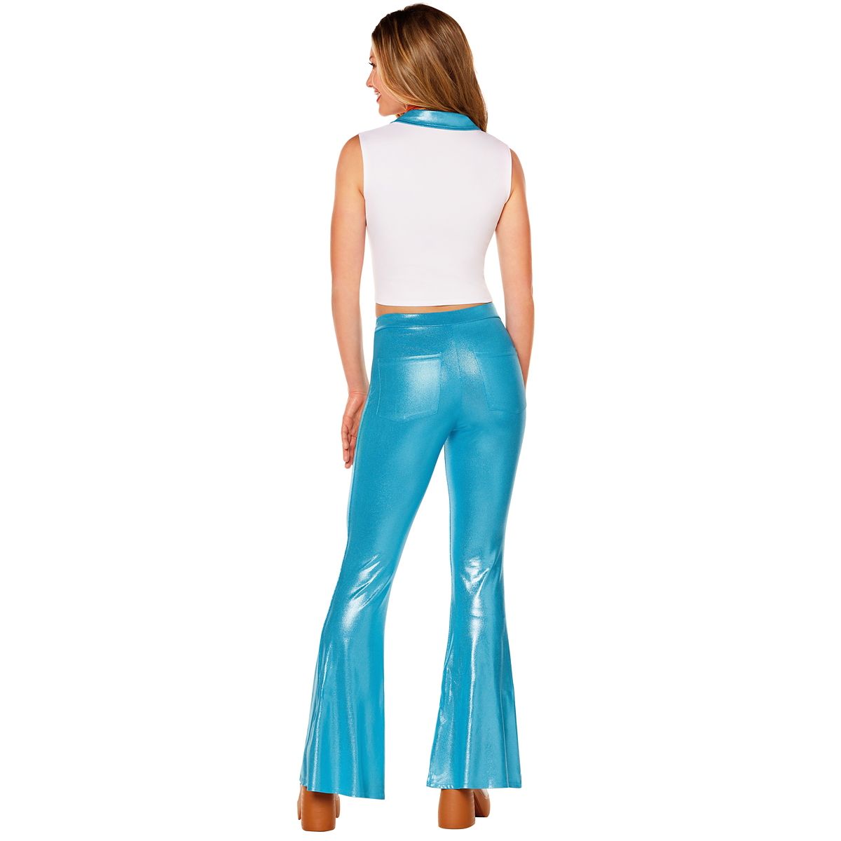 Adult Sassy Fred Costume - Scooby-Doo BLUE / WHITE