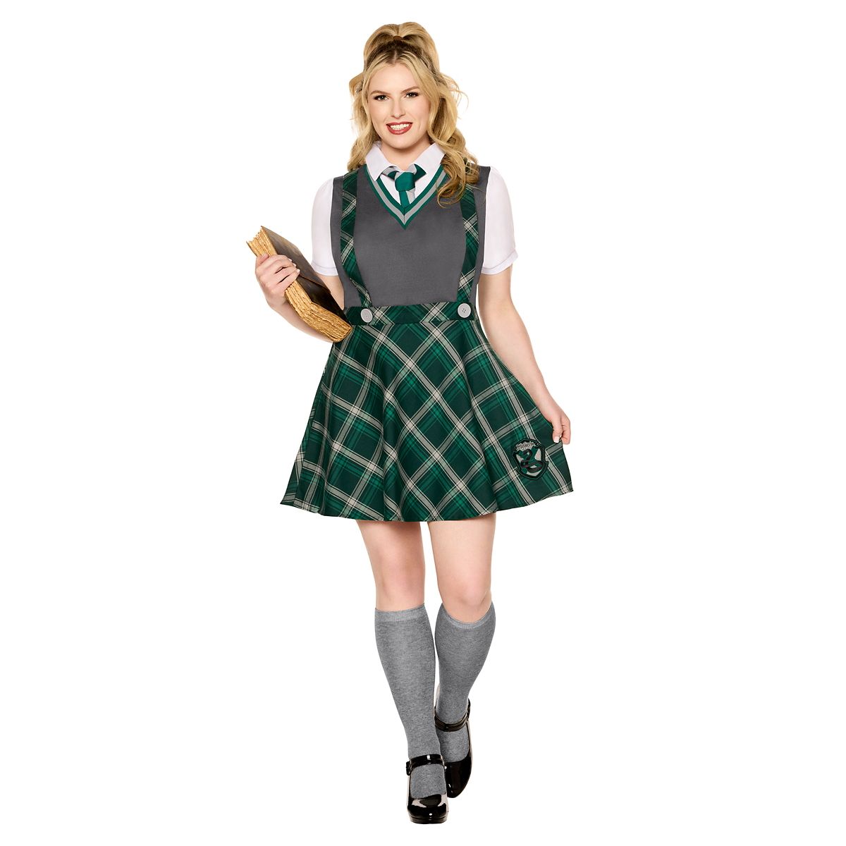 Adult Slytherin Plus Size Dress Costume - Harry Potter GREEN