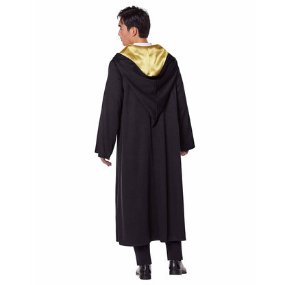 Adult Hufflepuff Robe - Harry Potter BLACK AND YELLOW