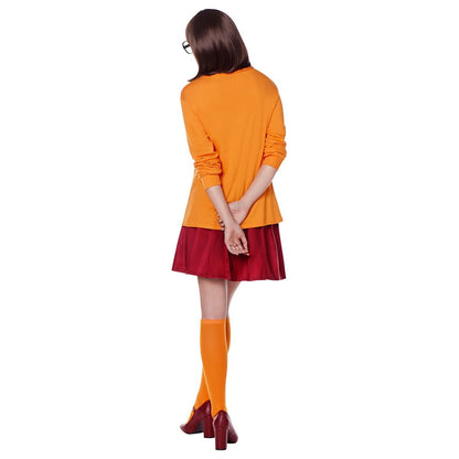 Adult Velma Costume - Scooby-Doo ORANGE