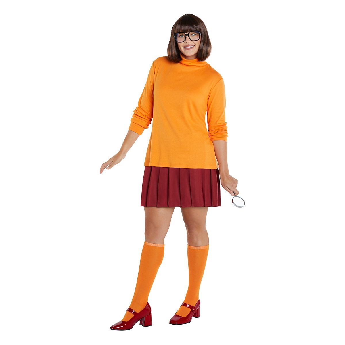 Adult Velma Costume - Scooby-Doo ORANGE