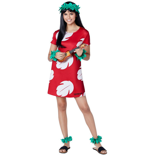 Adult Lilo Costume - Lilo & Stitch RED