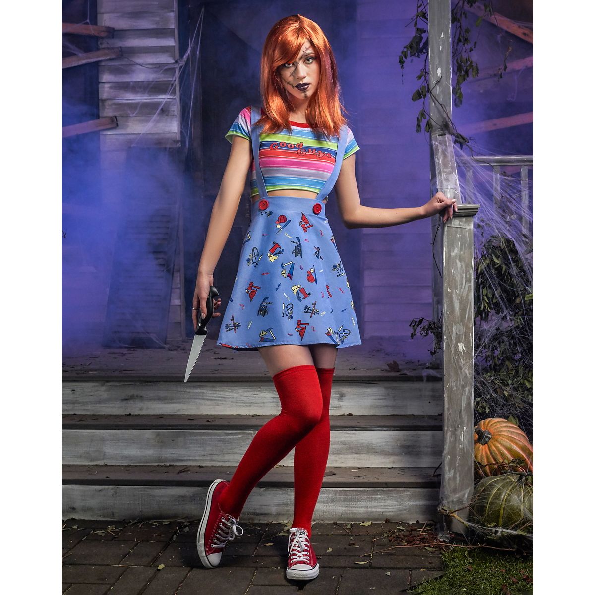 Adult Chucky Costume MULTI-COLOR