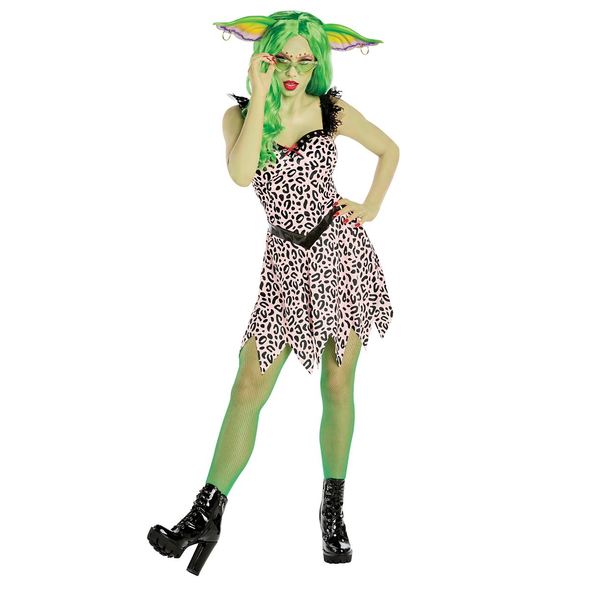 Adult Greta Dress Costume - Gremlins GRAY