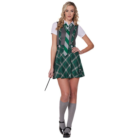 Adult Slytherin Dress Costume - Harry Potter GREEN