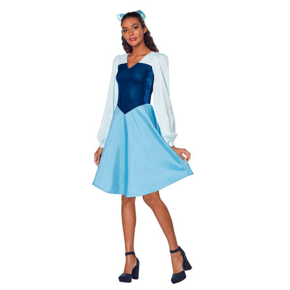 Adult Kiss the Girl Ariel Costume - Disney Princess BLUE