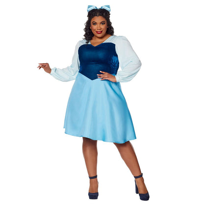 Adult Kiss the Girl Ariel Costume - Disney Princess BLUE