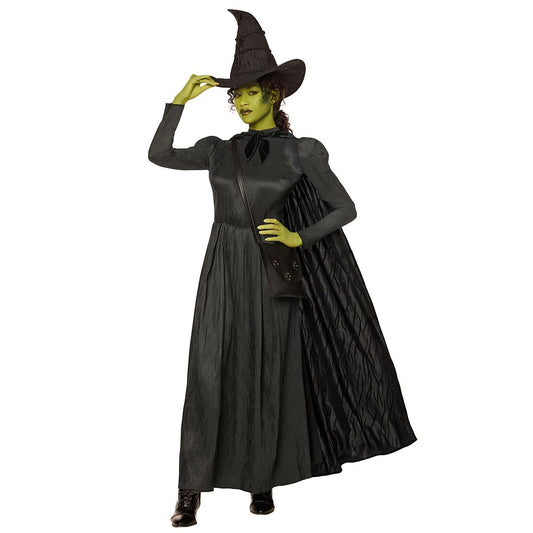 Adult Elphaba Costume -  Wicked BLACK AND GREEN