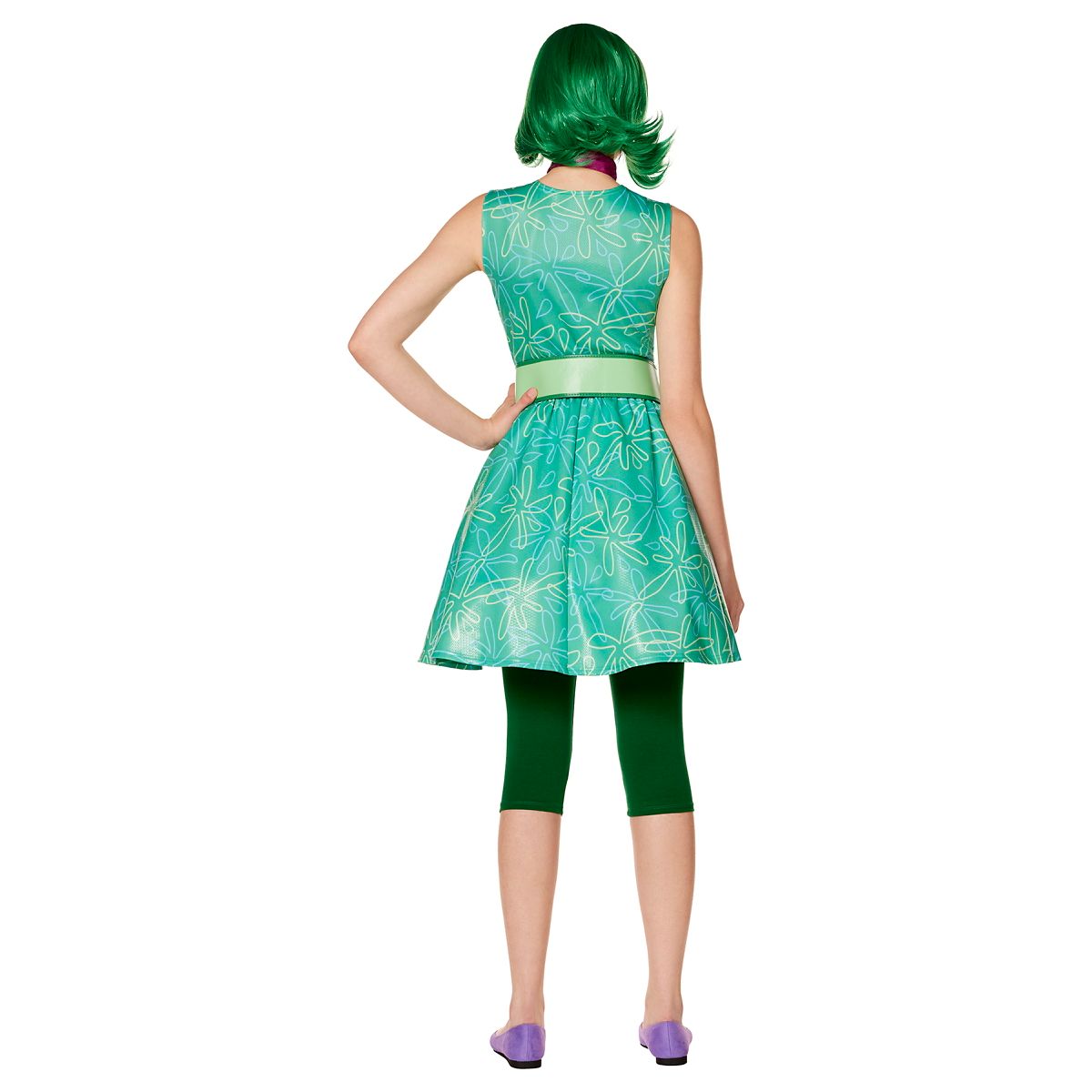 Adult Disgust Costume - Inside Out 2 GREEN
