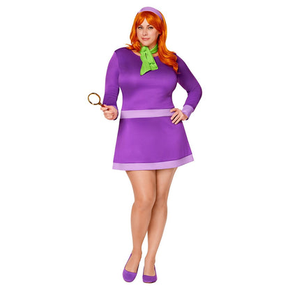 Adult Daphne Plus Size Costume - Scooby-Doo PURPLE