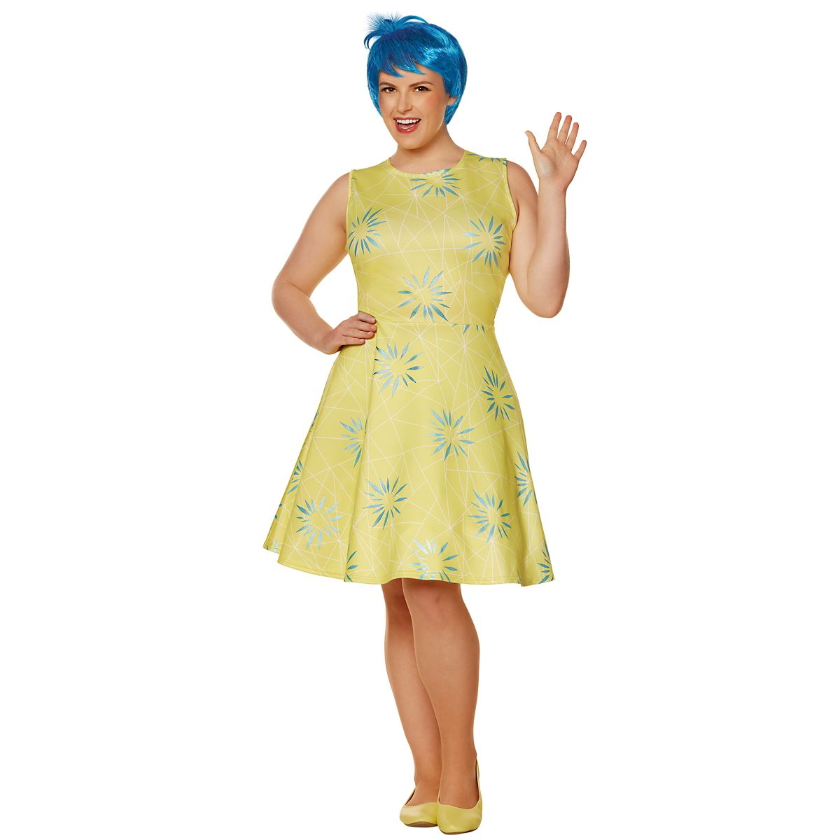 Adult Joy Costume - Inside Out 2 YELLOW