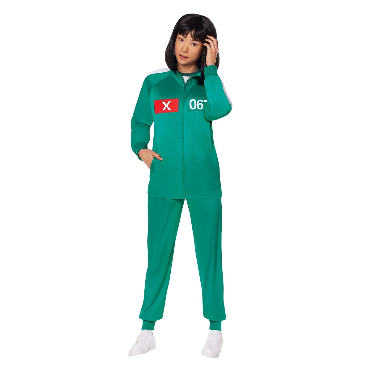 Adult Squid Game Player Plus Size Costume TEAL