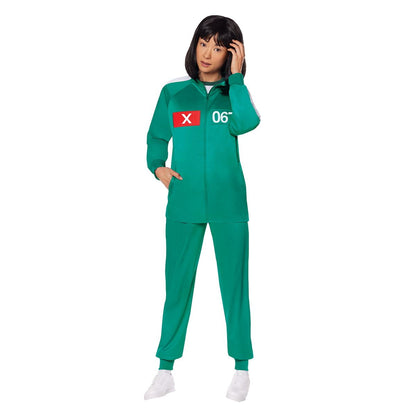 Adult Squid Game Player Plus Size Costume TEAL