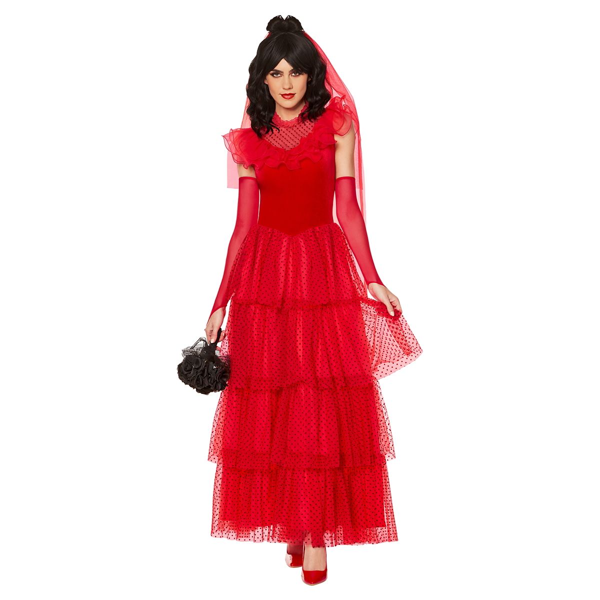 Adult Lydia Deetz Costume - Beetlejuice RED