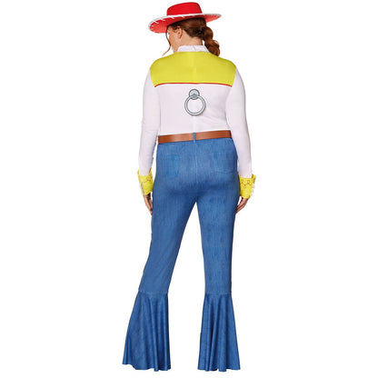 Adult Jessie Plus Size Costume - Toy Story WHITE