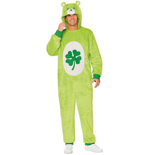 Adult  Good Luck Bear Jumpsuit Costume -  Care Bears GREEN