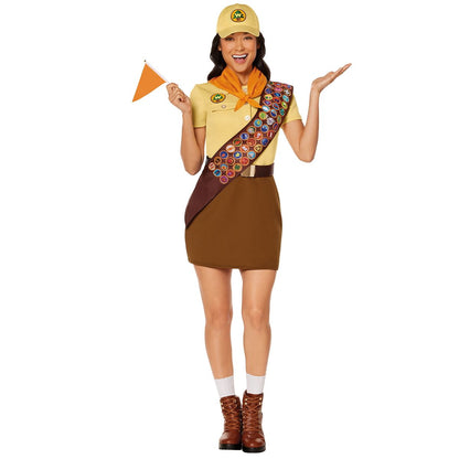 Adult Russell the Wilderness Explorer Costume - Up YELLOW