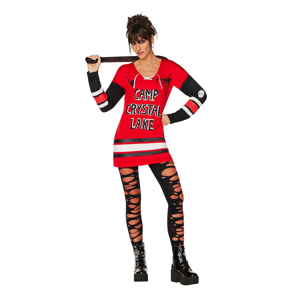 Adult Camp Crystal Lake Hockey Dress - Friday the 13th BLACK