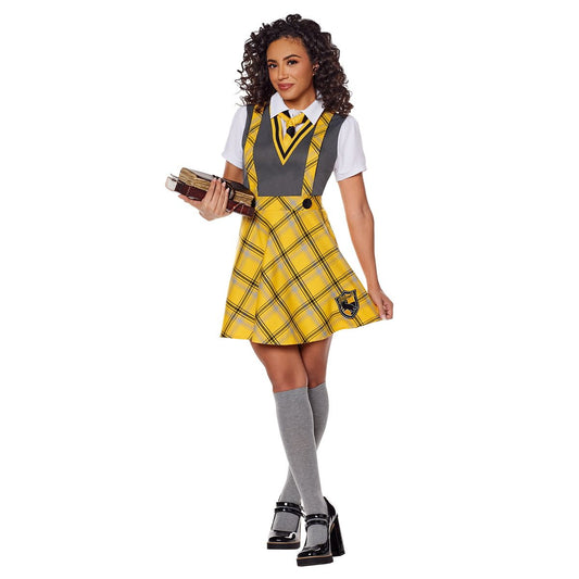 Adult Hufflepuff Dress Costume - Harry Potter YELLOW