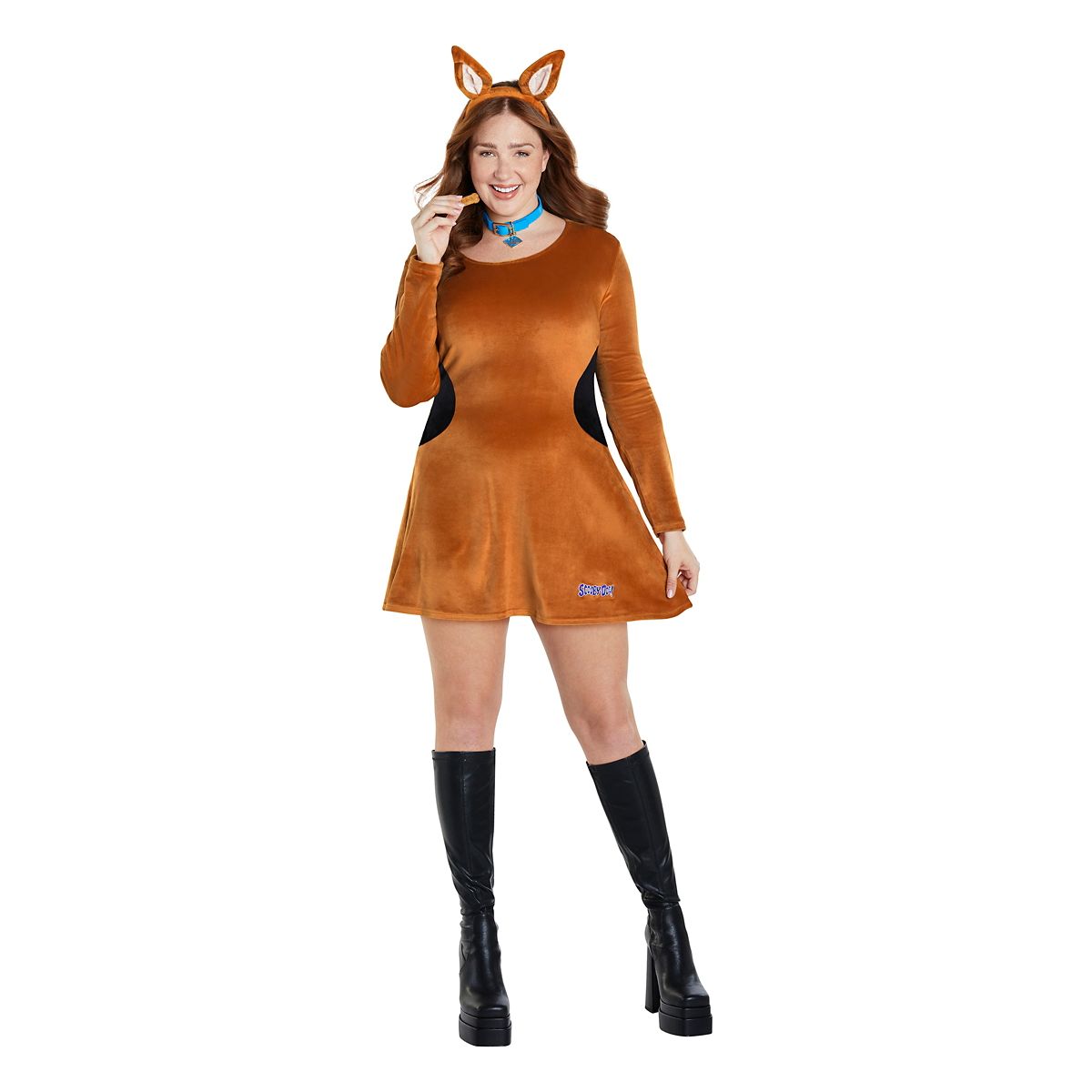Adult Scooby-Doo Dress Costume BROWN