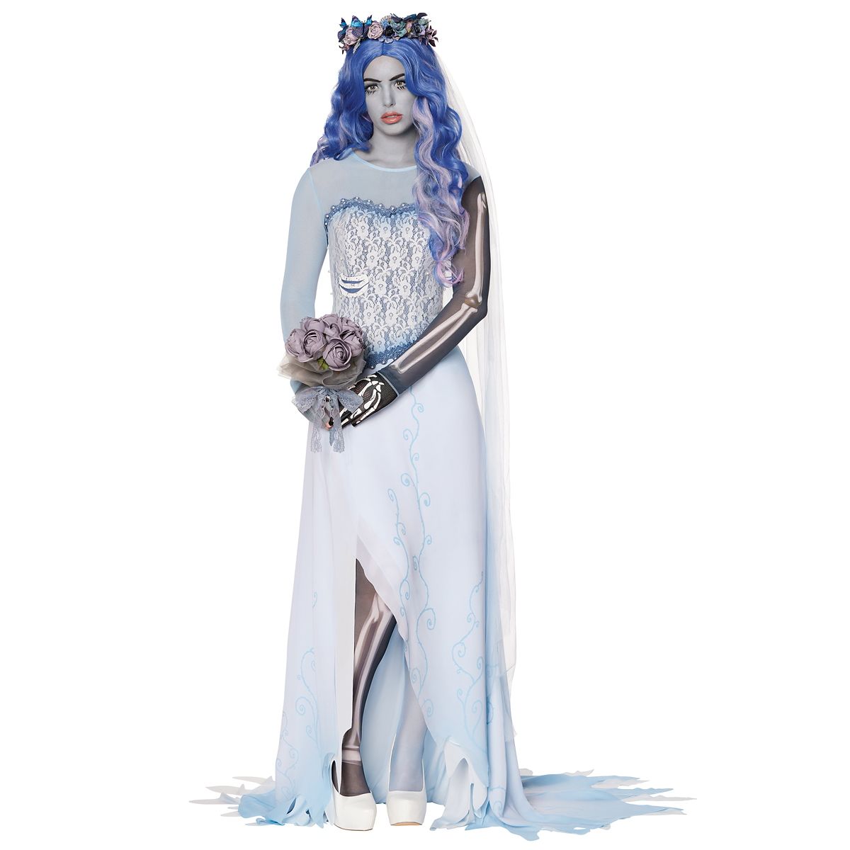 Adult Corpse Bride Costume - The Signature Collection BLUE