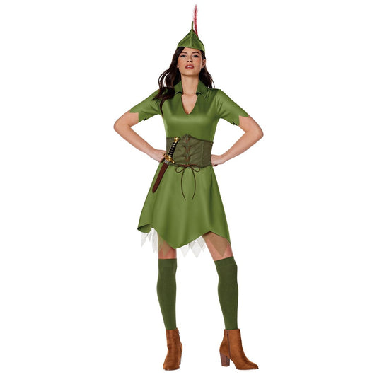 Adult Peter Pan Dress Costume - Disney GREEN