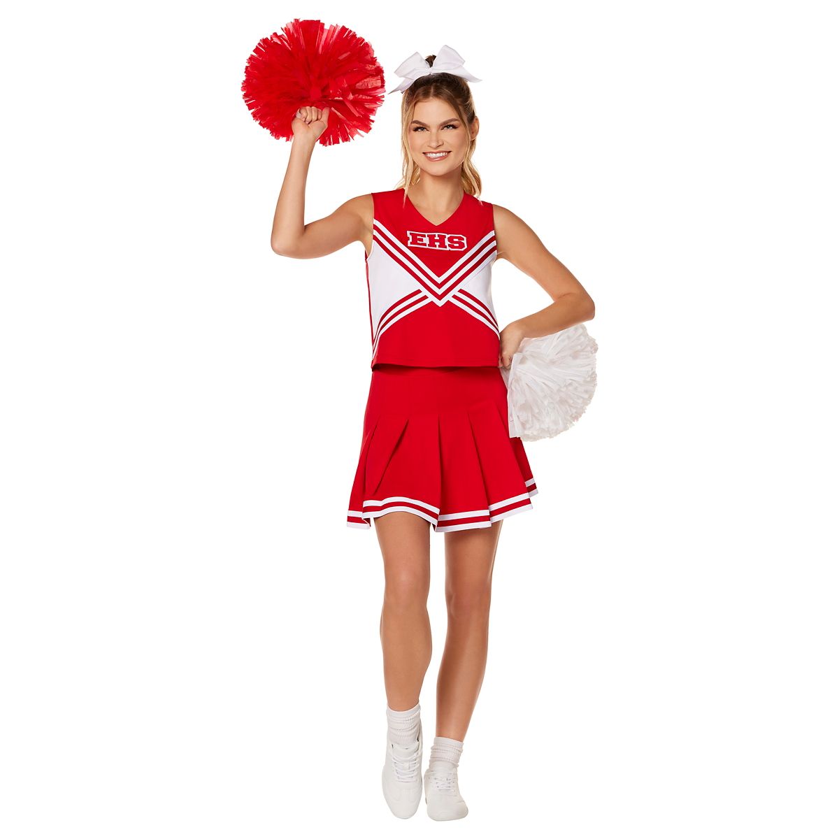 Adult Wildcats Cheer Uniform Costume -  High School Musical RED
