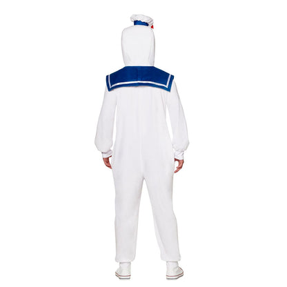 Adult Stay Puft Jumpsuit Costume - Ghostbusters BLUE / WHITE