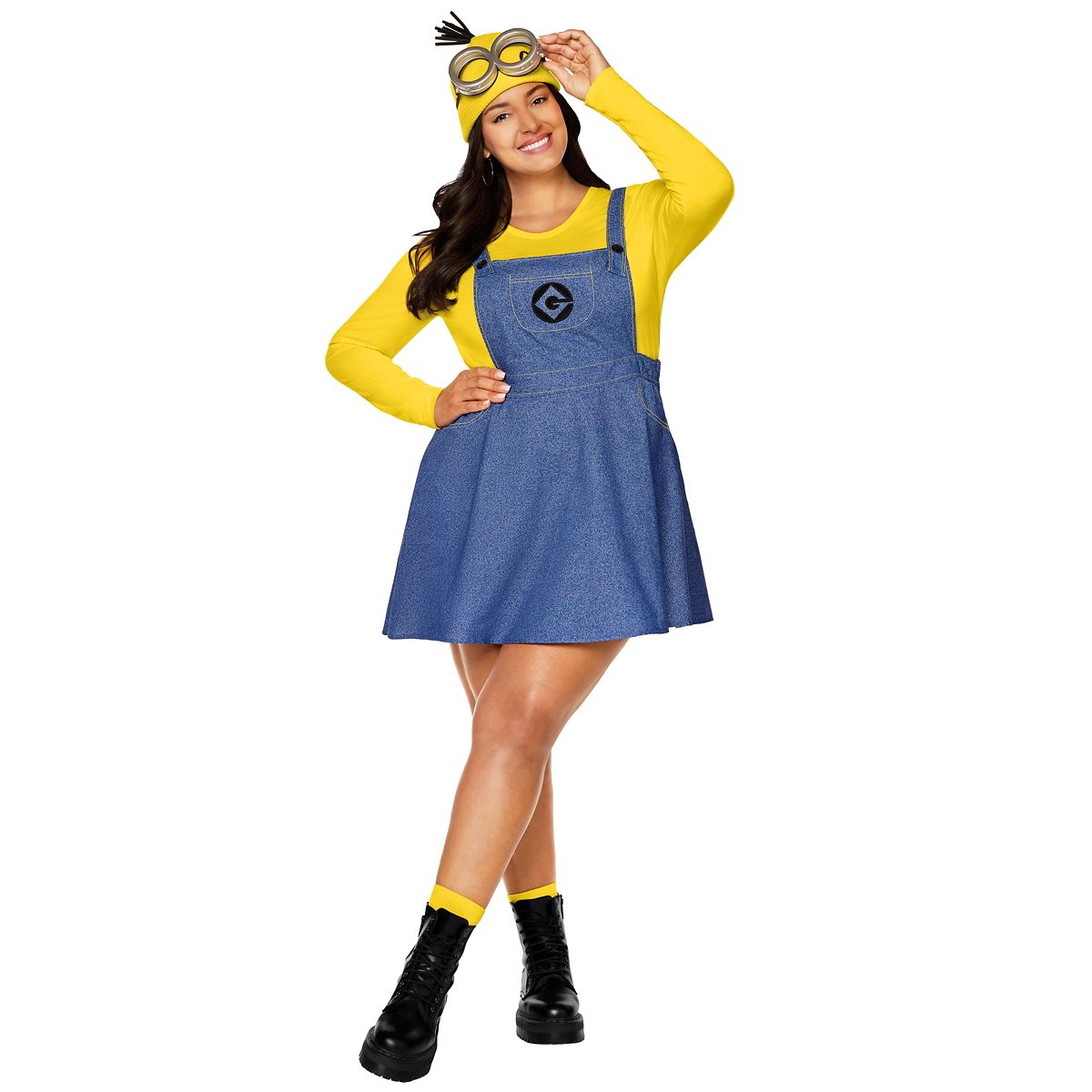 Adult Kevin Plus Size Dress Costume - Minions YELLOW