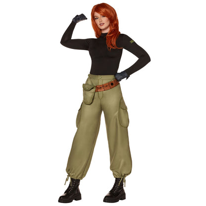 Adult Kim Possible Costume - Disney GREEN