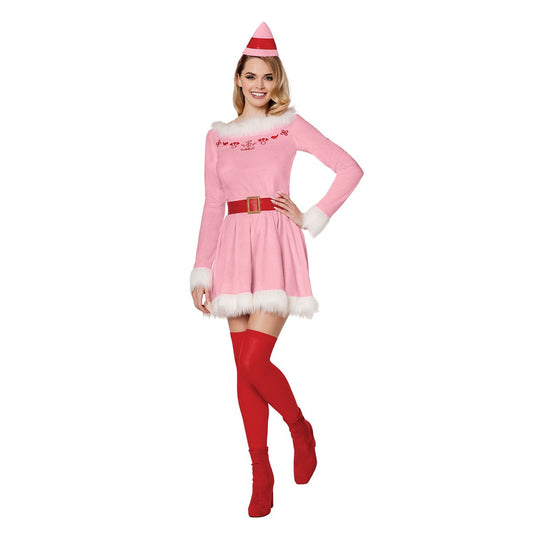 Adult Jovie Dress Costume - Elf PINK