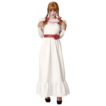 Adult Annabelle Costume RED AND WHITE