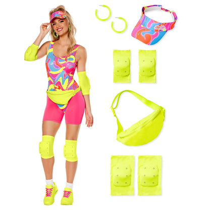 Adult Skating Barbie Costume - Barbie the Movie PINK