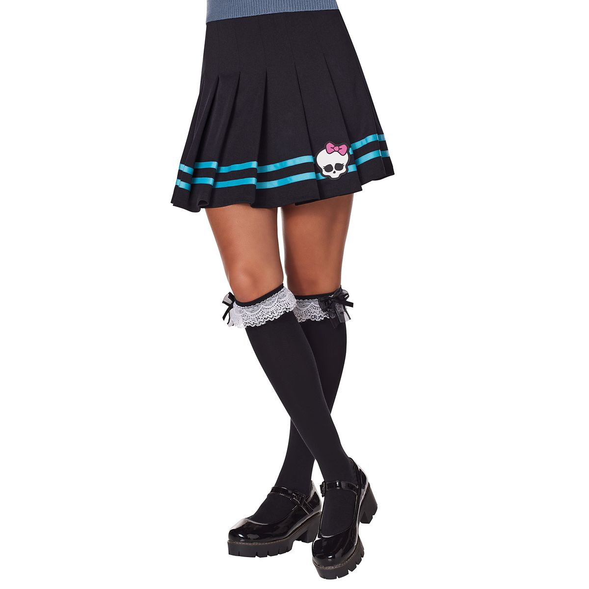 Adult Monster High Cheer Skirt BLACK