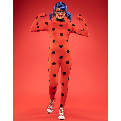 Adult Miraculous Ladybug Catsuit Costume RED
