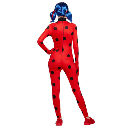 Adult Miraculous Ladybug Catsuit Costume RED