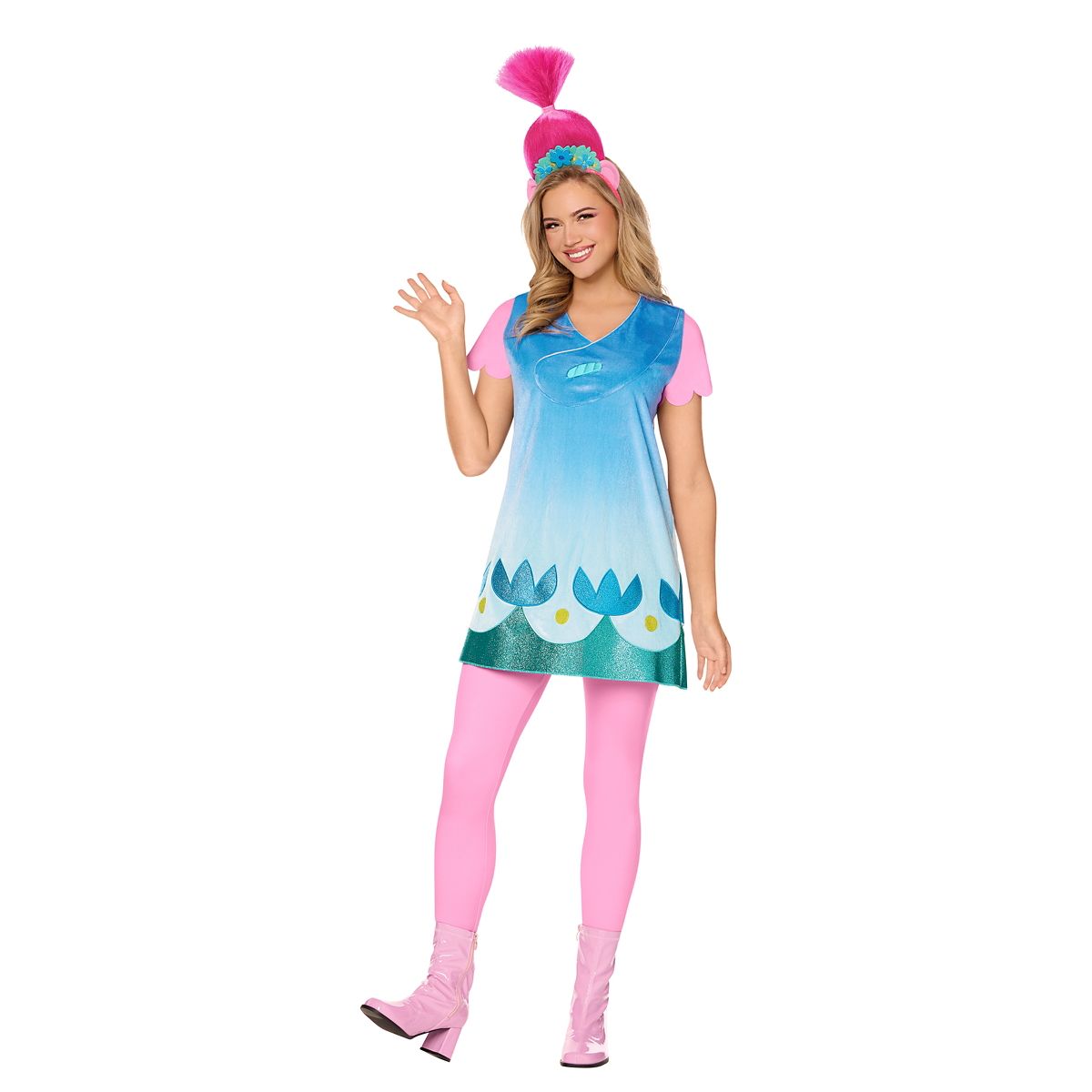 Adult Poppy Troll Costume -  Trolls MULTI-COLOR