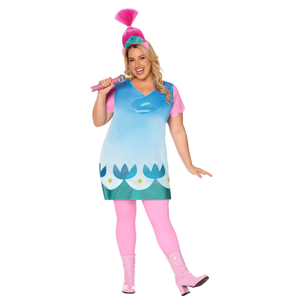 Adult Poppy Troll Costume -  Trolls MULTI-COLOR