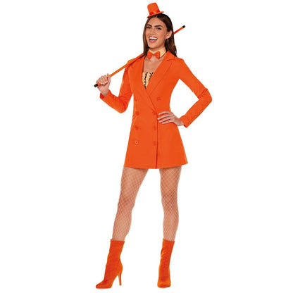 Adult Lloyd Christmas Tuxedo Dress Costume - Dumb and Dumber ORANGE