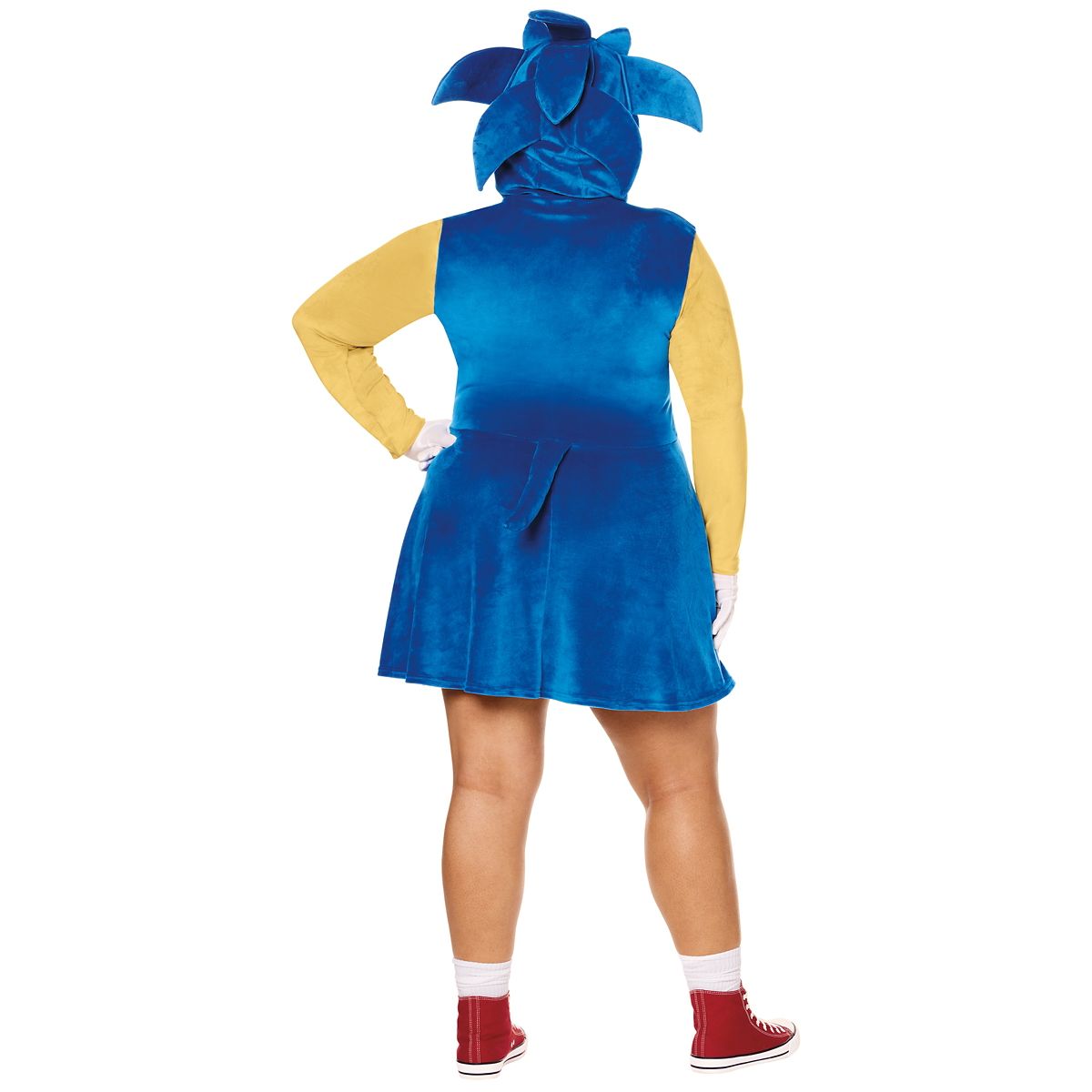 Adult Sonic Dress Costume BLUE