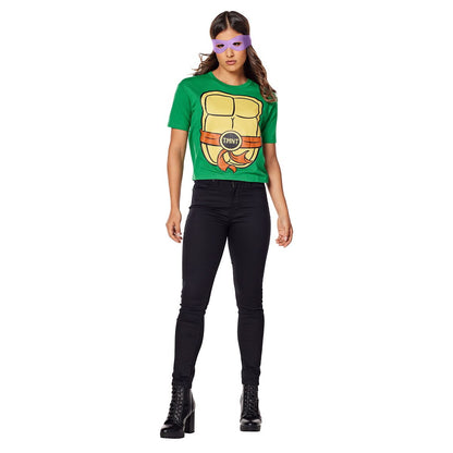 Adult Teenage Mutant Ninja Turtles T Shirt Plus Size Costume Kit GREEN