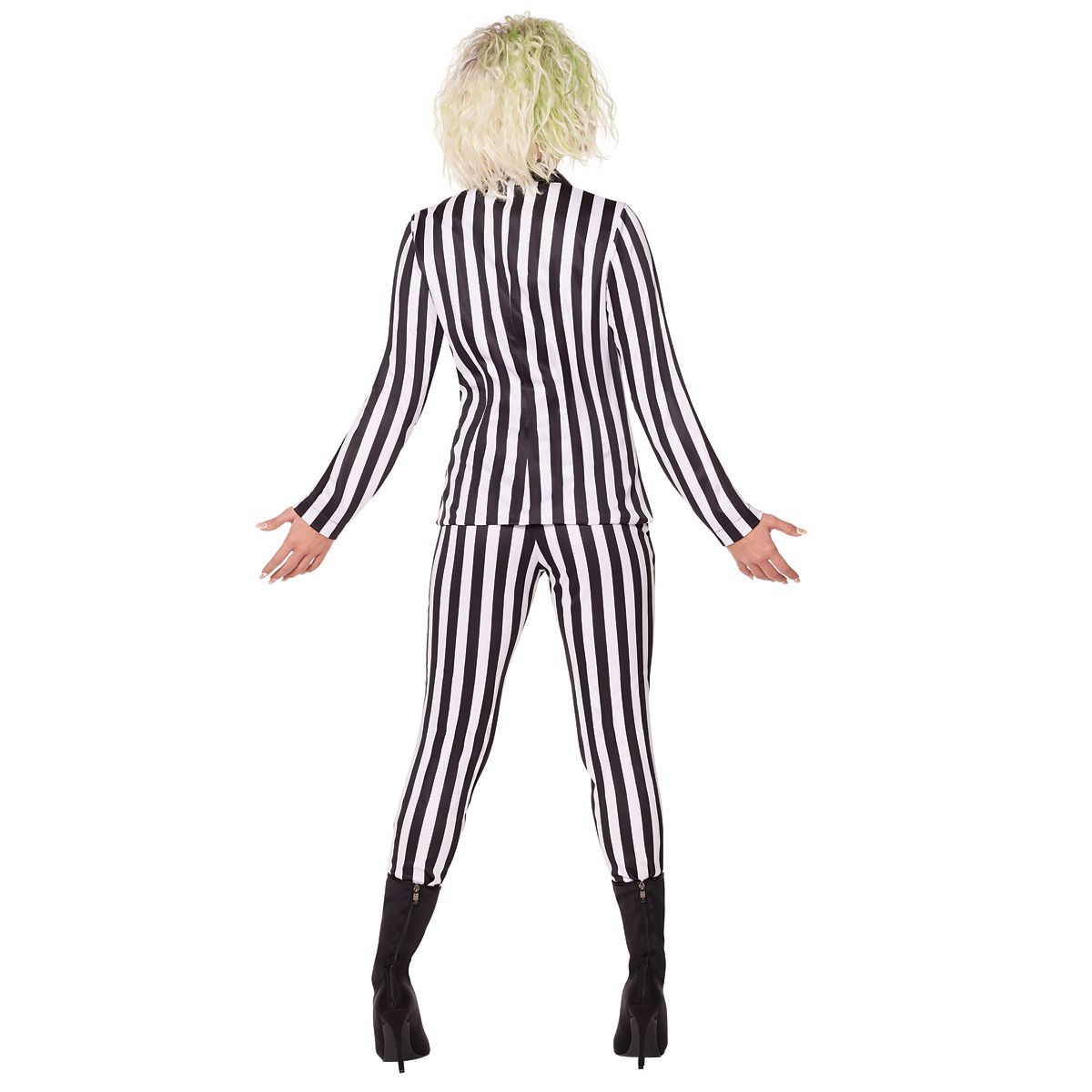 Adult Women's Beetlejuice Costume - Beetlejuice BLACK AND WHITE