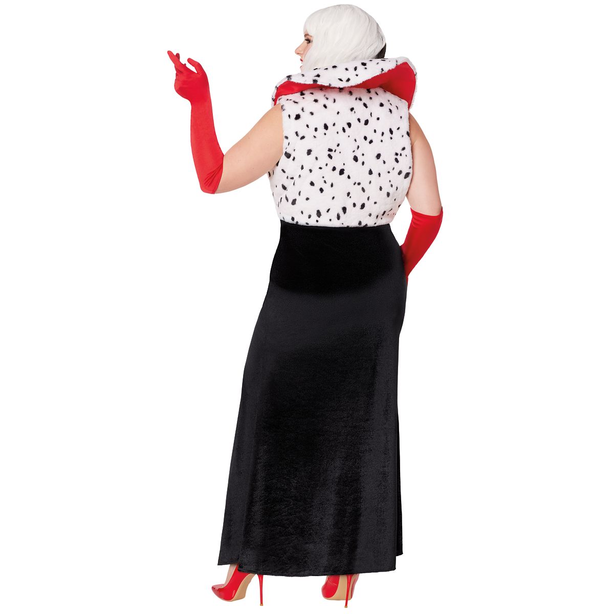 Adult Cruella Costume - Disney Cruella BLACK AND WHITE