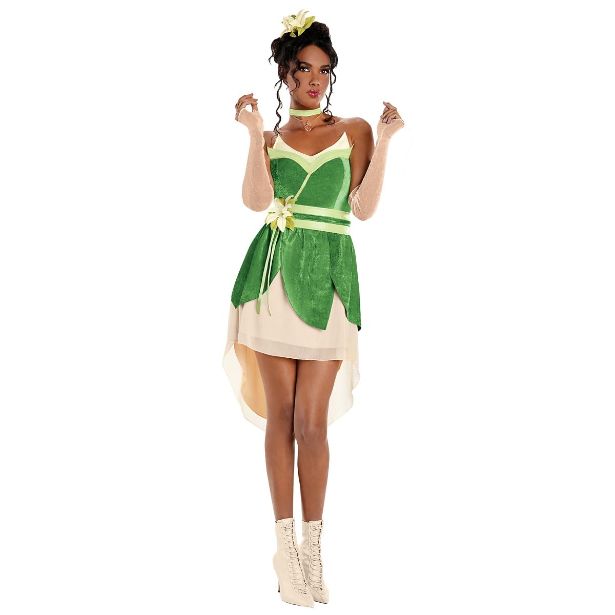 Adult Princess Tiana Costume - Disney Princess GREEN