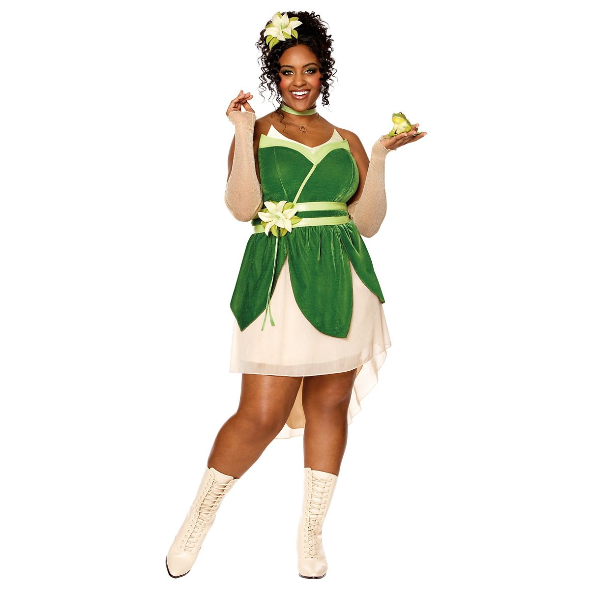 Adult Princess Tiana Costume - Disney Princess GREEN