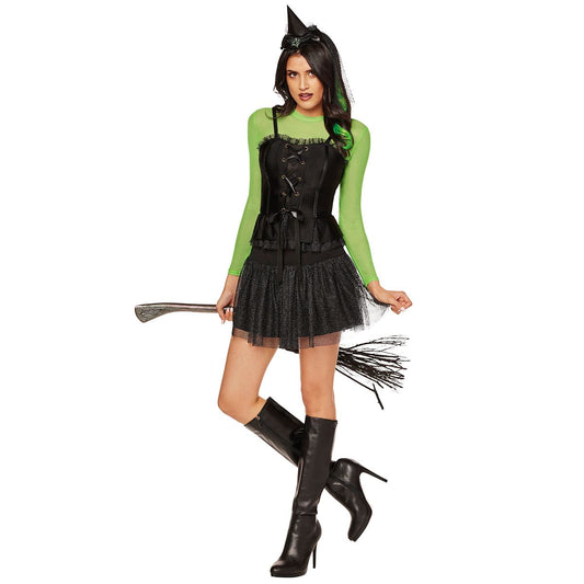 Adult Wicked Witch Costume - The Wizard of Oz BLACK AND GREEN