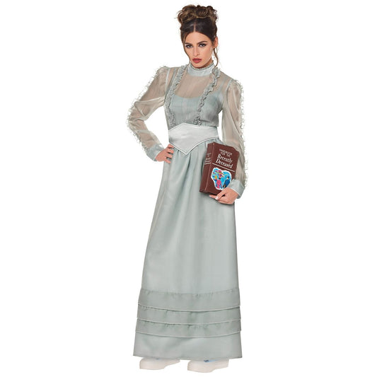Adult Astrid Deetz Plus Size Dress Costume - Beetlejuice Beetlejuice GRAY