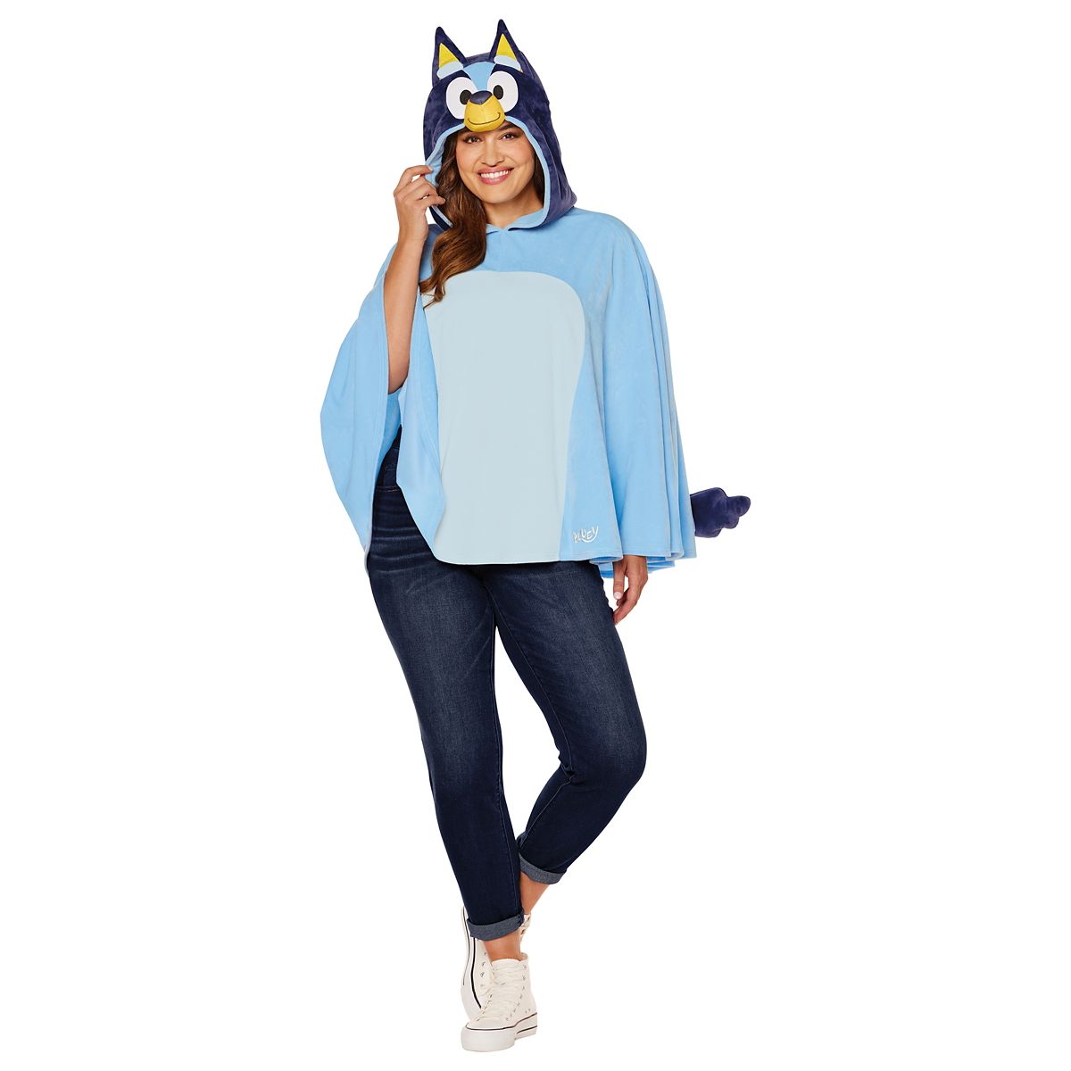 Adult Bluey Plus Size Costume Top BLUE