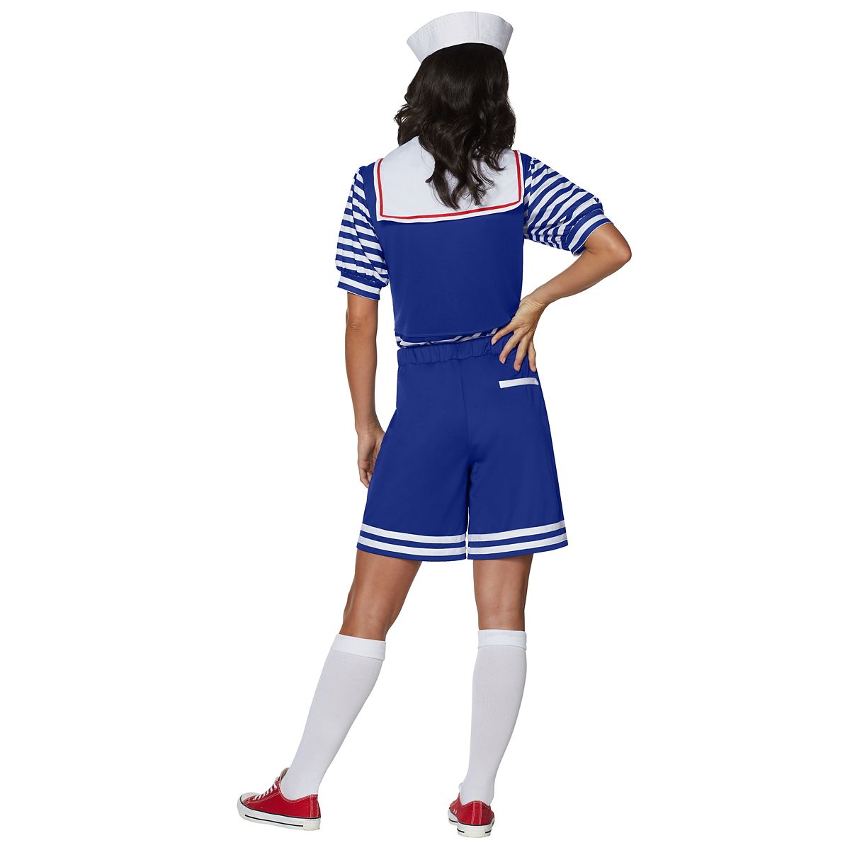 Adult Robin Scoops Ahoy Costume - Stranger Things RED/WHITE/BLUE