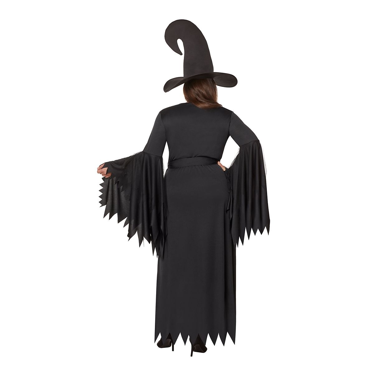 Adult Gothic Witch Plus Size Costume BLACK